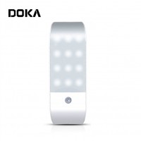 Mini LED Wireless Motion Sense Closet Cabinet LED Rechargeable Sensor Night Light