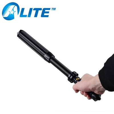 Telescopic Metal Aluminum 3w LED Police Security Baton Flashlight