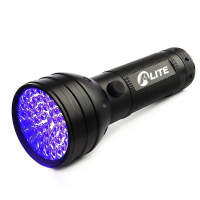 395nm Ultraviolet Purple Light Blacklight 51 LED UV Flashlight Torch