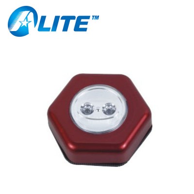 2 LED Round Push Light LED Mini Push Light Mini LED Button Lights