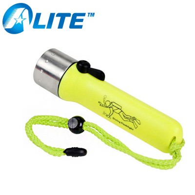 ABS plastic AA battery under water scuba professional diving led flashlight torch